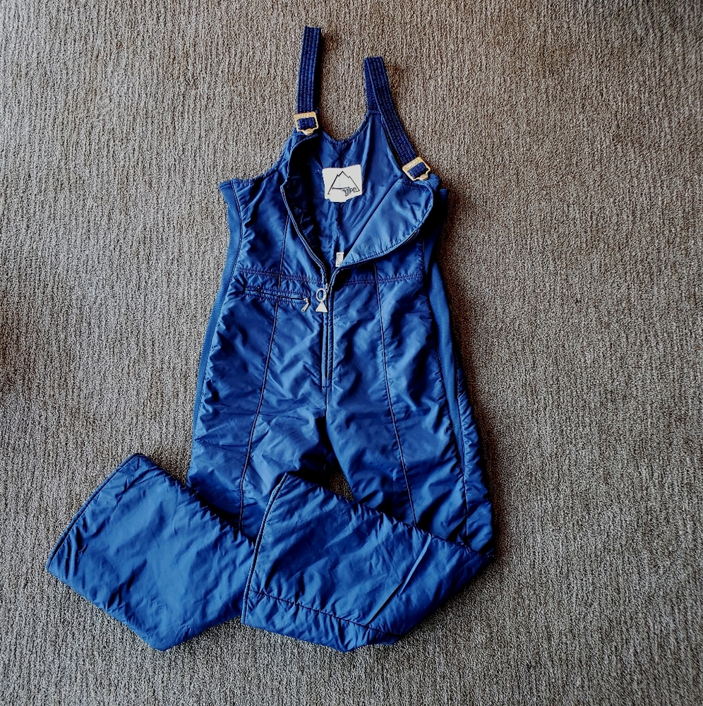 Vintage Snuggler Ski Suit With Suspenders